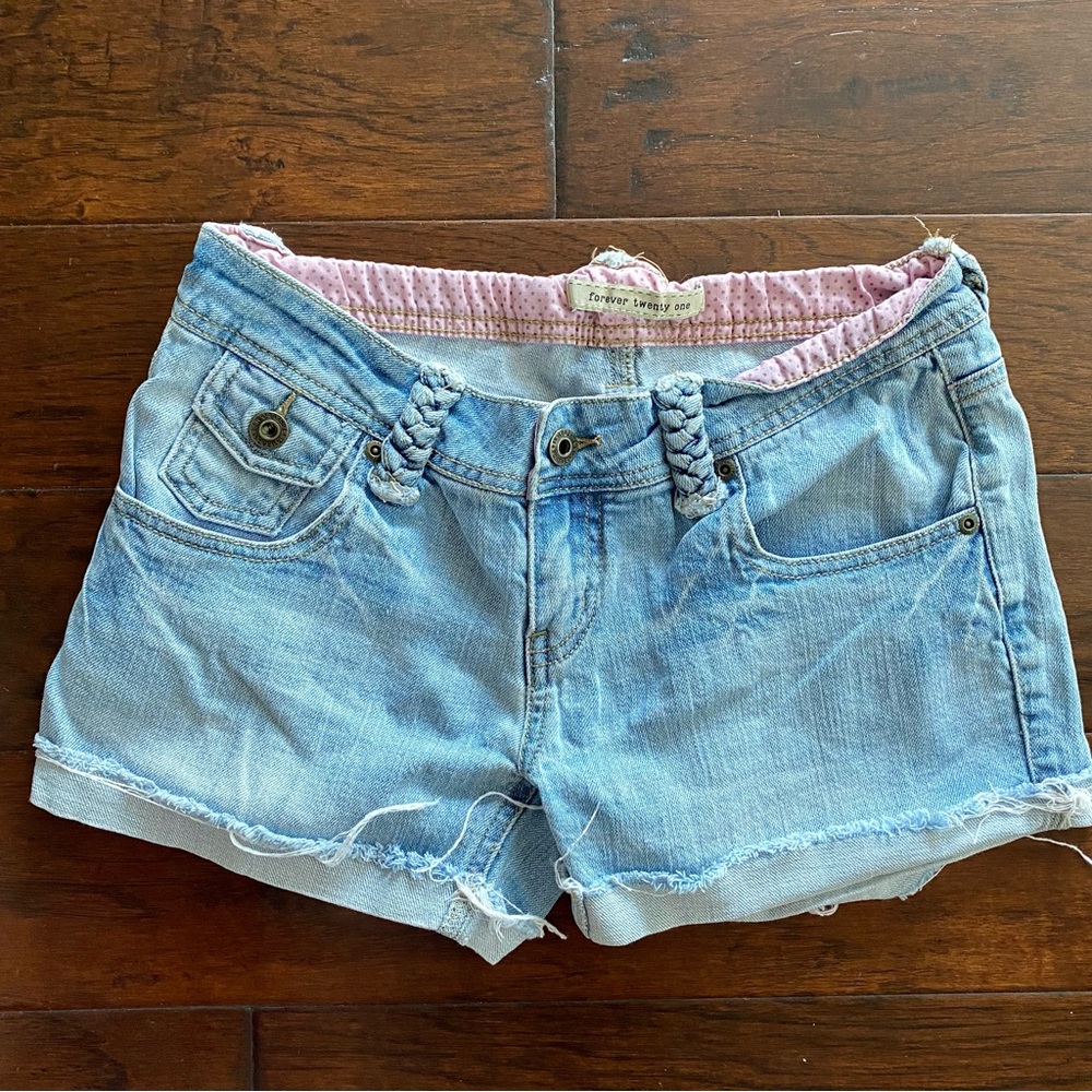 Forever 21 Distressed Jean Shorts - Size 26